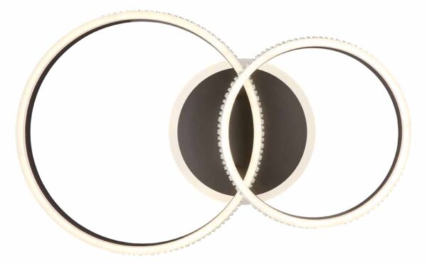 Globo Grouni plafonniere – Ingebouwd (LED) – Nikkel