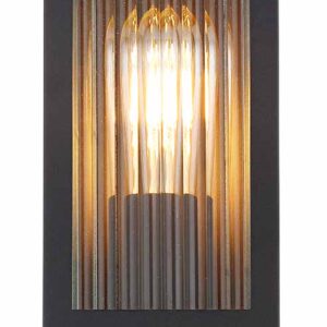 Globo Gundula wandlamp – E27 (grote fitting) – Zwart