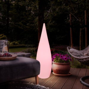 Globo Gunther buitenlamp – ø 36 cm – LED + E27 – Wit