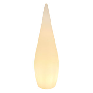 Globo Gunther buitenlamp – ø 36 cm – LED + E27 – Wit