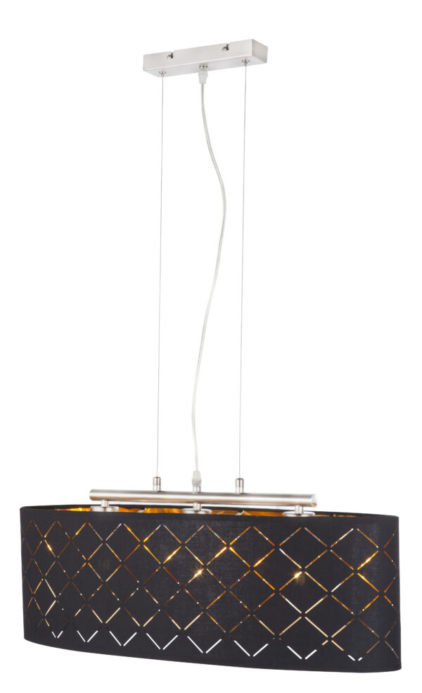 Globo Gunther hanglamp – LED + E27 – Nikkel - Image 3