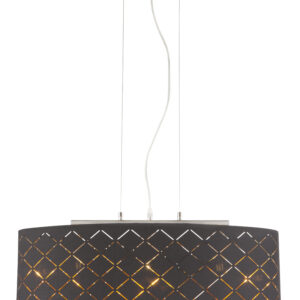 Globo Gunther hanglamp – LED + E27 – Nikkel