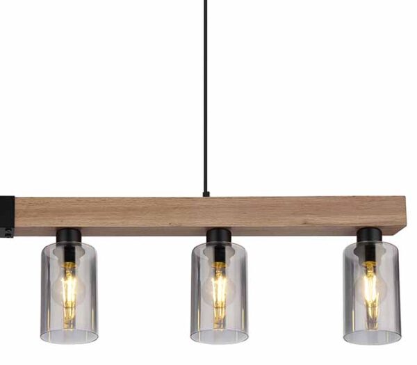 Globo Hadera hanglamp – E27 (grote fitting) – Zwart - Image 3