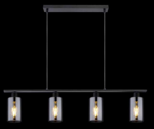 Globo Hadera hanglamp – E27 (grote fitting) – Zwart - Image 5