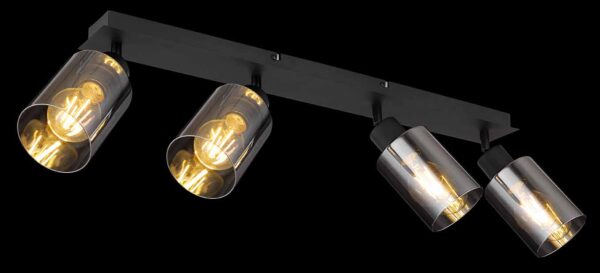 Globo Hadera spot – E27 (grote fitting) – Zwart - Image 5