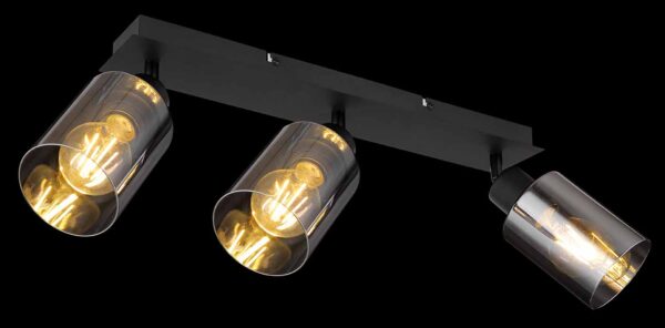 Globo Hadera spot – E27 (grote fitting) – Zwart - Image 5