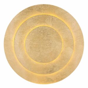 Globo Heda plafonniere – ø 35 cm – Ingebouwd (LED) – Goud