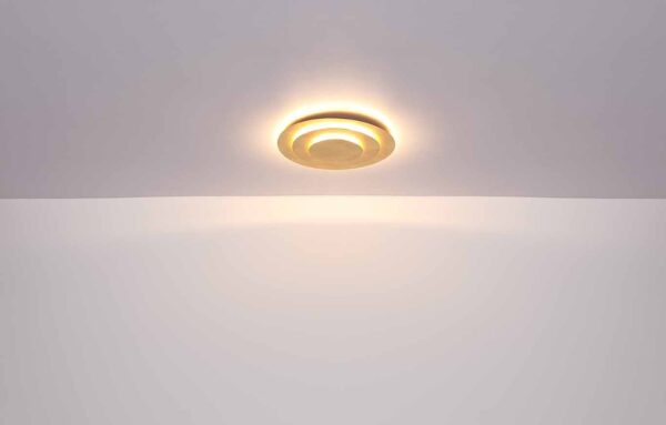 Globo Heda plafonniere – ø 49 cm – Ingebouwd (LED) – Goud - Image 4