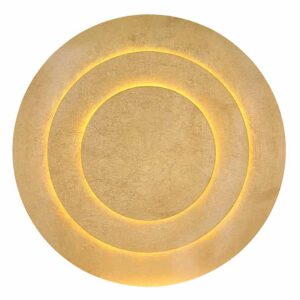 Globo Heda plafonniere – ø 49 cm – Ingebouwd (LED) – Goud