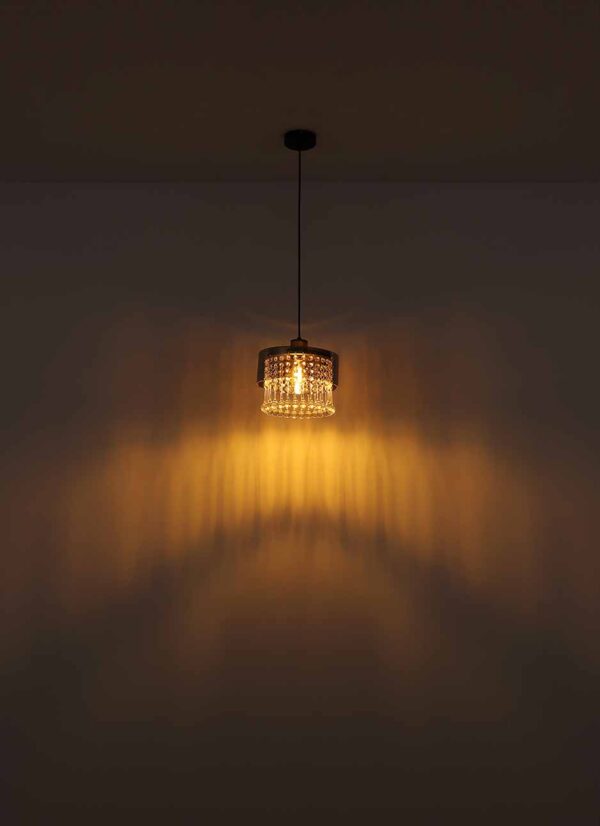 Globo Hendry hanglamp – ø 25 cm – E27 (grote fitting) – Zwart - Image 3