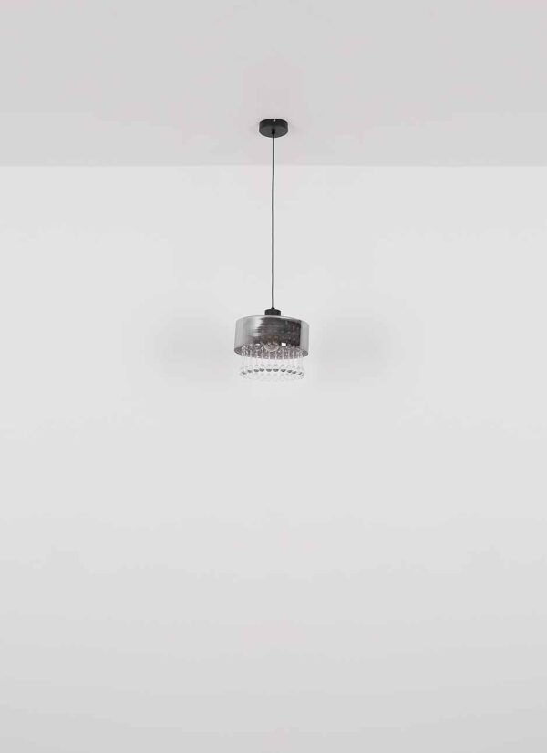 Globo Hendry plafonniere – ø 25 cm – E27 (grote fitting) – Zwart - Image 4