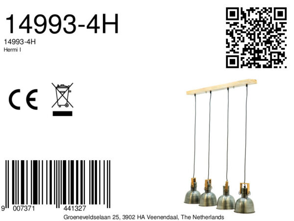 Globo Hermi i hanglamp – E27 (grote fitting) – - Image 6