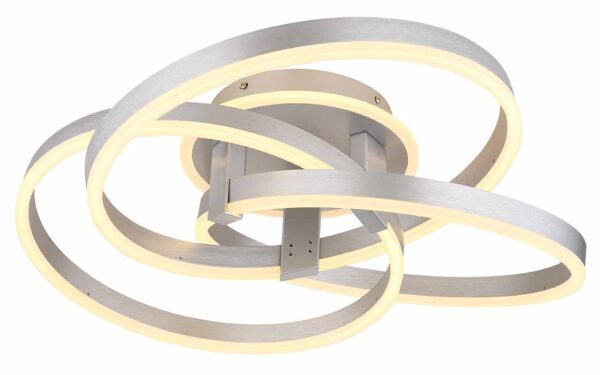 Globo Herwig plafonniere – Ingebouwd (LED) – Staal - Image 3