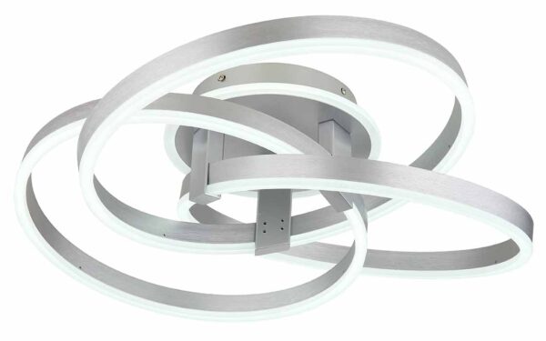 Globo Herwig plafonniere – Ingebouwd (LED) – Staal - Image 4