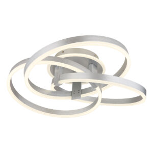 Globo Herwig plafonniere – Ingebouwd (LED) – Staal
