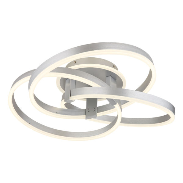 Globo Herwig plafonniere – Ingebouwd (LED) – Staal