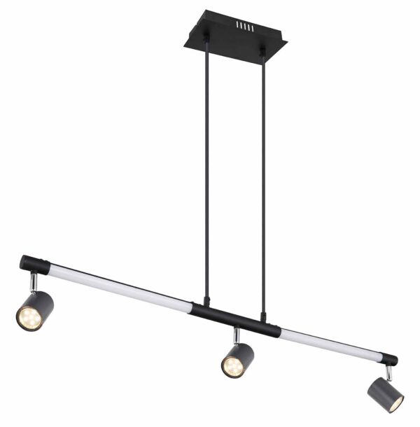 Retro metalen zwarte hanglamp Globo Hl - Image 4