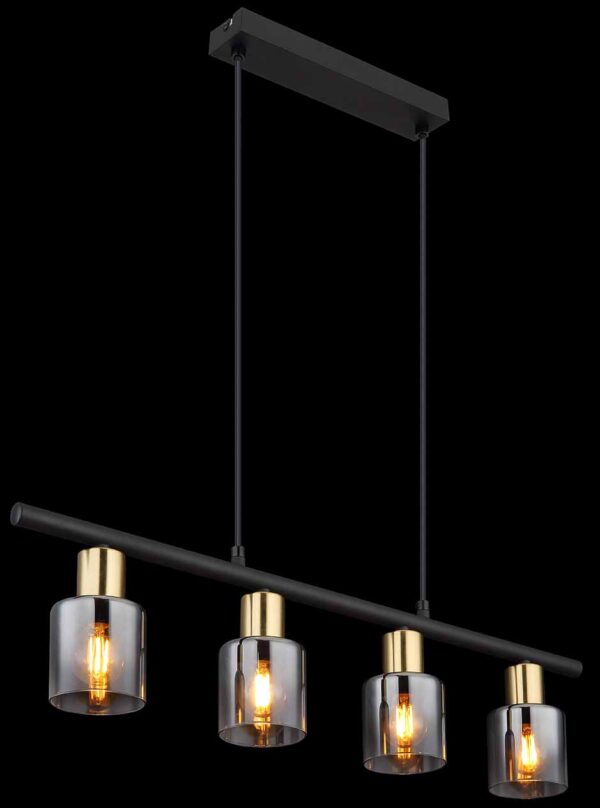 Globo Hollsy hanglamp – E14 (kleine fitting) – Zwart - Image 4
