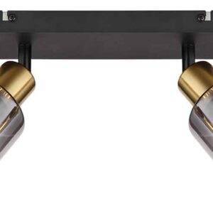 Globo Hollsy spot – E14 (kleine fitting) – Zwart