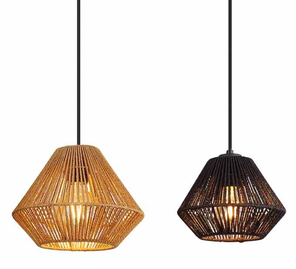 Globo Houdini hanglamp – E27 (grote fitting) – Zwart - Image 3