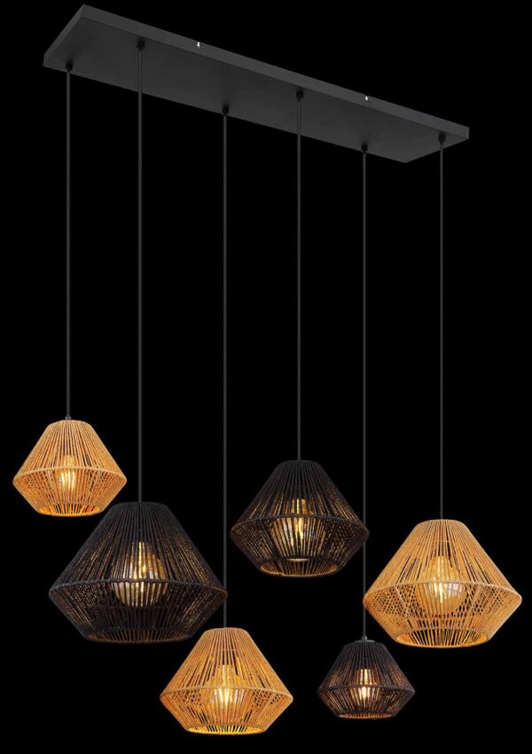 Globo Houdini hanglamp – E27 (grote fitting) – Zwart - Image 4