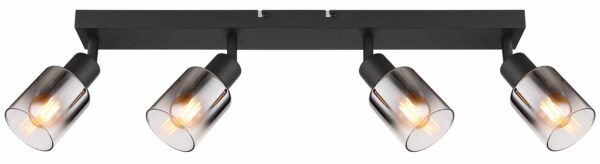 Globo Hubertus spot – E14 (kleine fitting) – Zwart