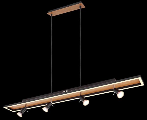 Globo Ida hanglamp – Ingebouwd (LED) – Zwart - Image 4