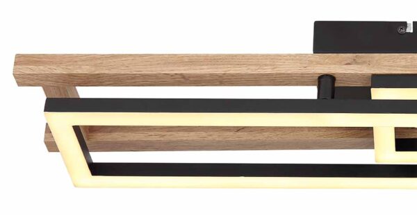 Globo Illa plafonniere – Ingebouwd (LED) – Zwart - Image 4