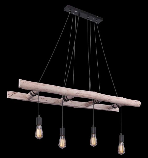 Globo Irmgard hanglamp – E27 (grote fitting) – Naturel - Image 4