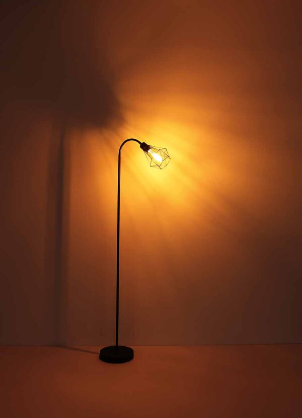 Globo Isabella vloerlamp – E27 (grote fitting) – Zwart - Image 5