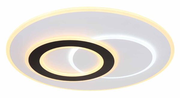 Globo Jacques plafonniere – ø 70 cm – Ingebouwd (LED) – Wit - Image 3
