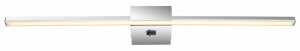 Globo Jaime wandlamp – Ingebouwd (LED) – Chroom