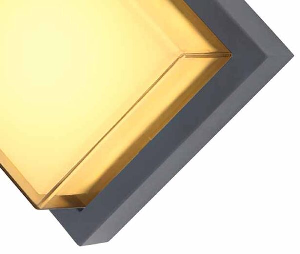 Globo Jalla wandlamp – Ingebouwd (LED) – Antraciet - Image 3