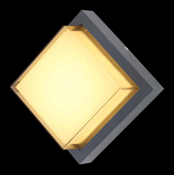 Globo Jalla wandlamp – Ingebouwd (LED) – Antraciet - Image 4