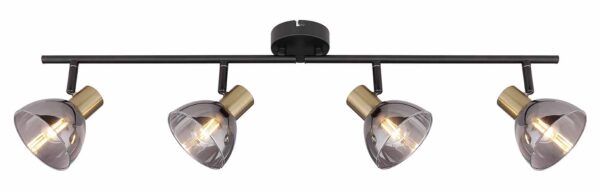 Globo Jay spot – E14 (kleine fitting) – Zwart