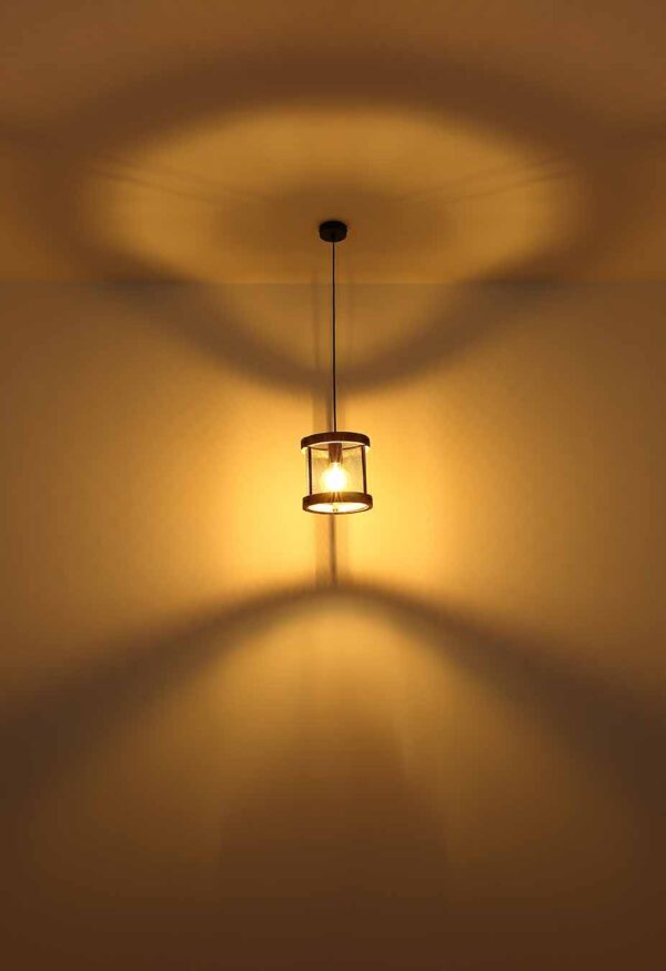 Globo Jeanie hanglamp – ø 40 cm – E27 (grote fitting) – Zwart - Image 4