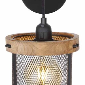 Globo Jeanie wandlamp – E27 (grote fitting) – Zwart