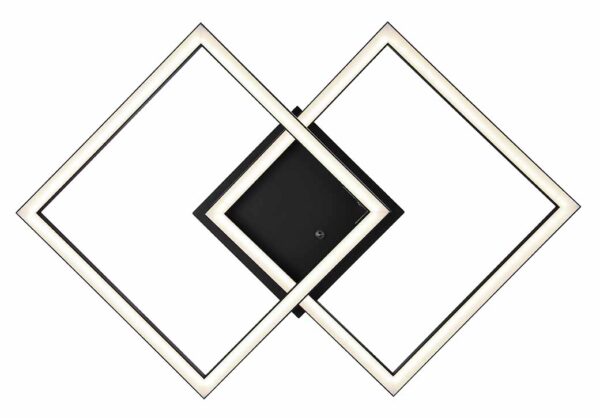 Globo Jepp plafonniere – Ingebouwd (LED) – Zwart - Image 3