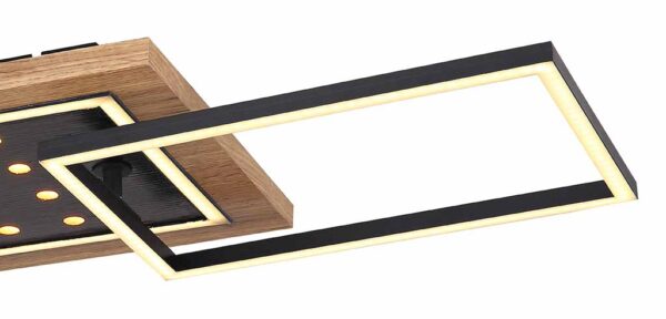 Globo Jimbo plafonniere – Ingebouwd (LED) – Zwart - Image 4