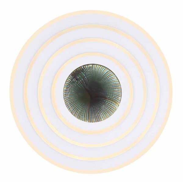 Globo Jocelyn plafonniere – ø 50 cm – Ingebouwd (LED) – Wit