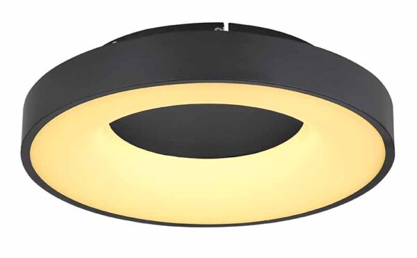 Globo Jolli plafonniere – ø 40 cm – Ingebouwd (LED) – Zwart - Image 4