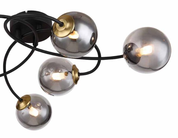 Globo Jorge plafonniere – G9 – Zwart - Image 3