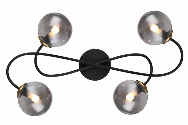 Globo Jorge plafonniere – G9 – Zwart - Image 3