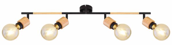 Globo Jorna spot – E27 (grote fitting) – Zwart