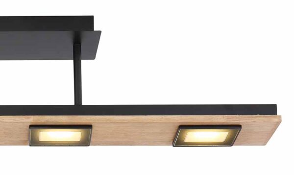 Globo Joya plafonniere – Ingebouwd (LED) – Zwart - Image 3