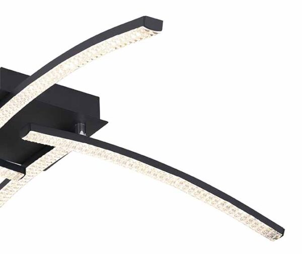 Globo Jules plafonniere – Ingebouwd (LED) – Zwart - Image 4