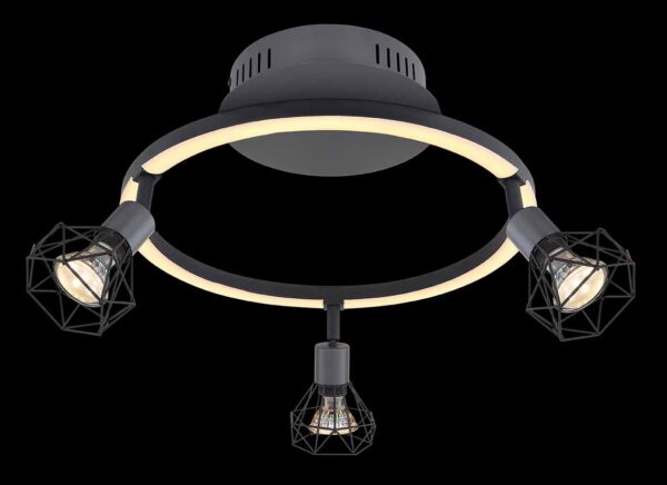 Globo Jutta spot – Ingebouwd (LED) – Grijs - Image 4