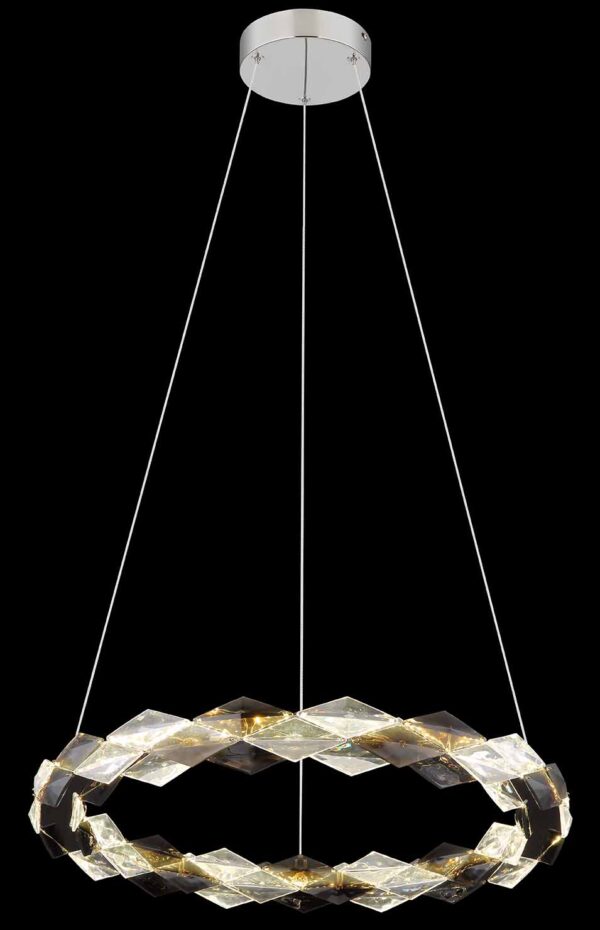 Globo Karilion hanglamp – ø 55 cm – Ingebouwd (LED) – Chroom - Image 3