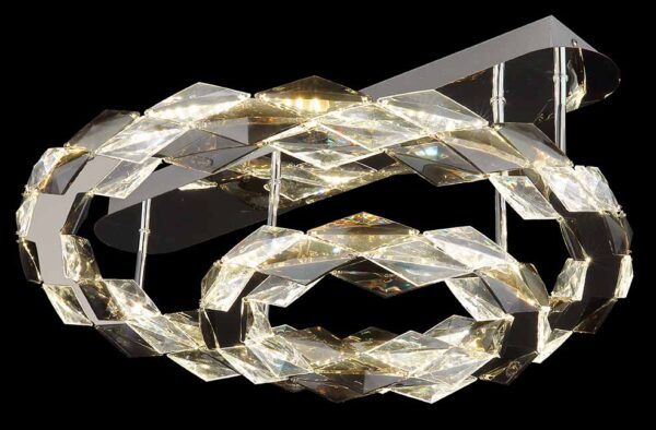 Globo Karilion plafonniere – ø 55 cm – Ingebouwd (LED) – Chroom - Image 3
