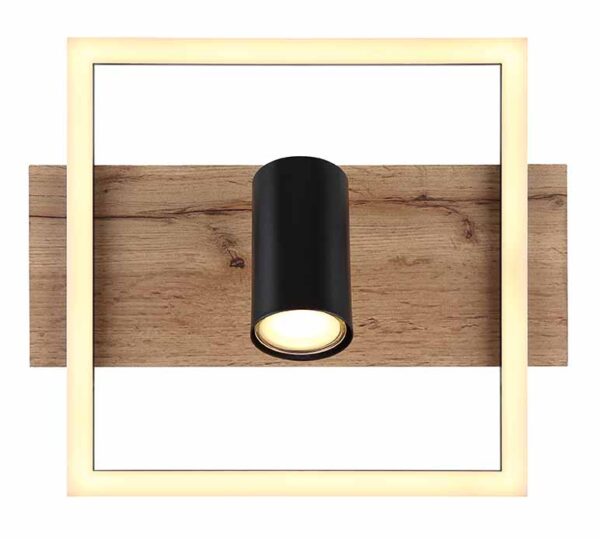 Globo Kassu plafonniere – Ingebouwd (LED) – Zwart - Image 3